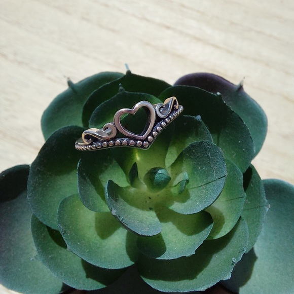 Heart Sterling Silver 925 Ring - Picture 3 of 3